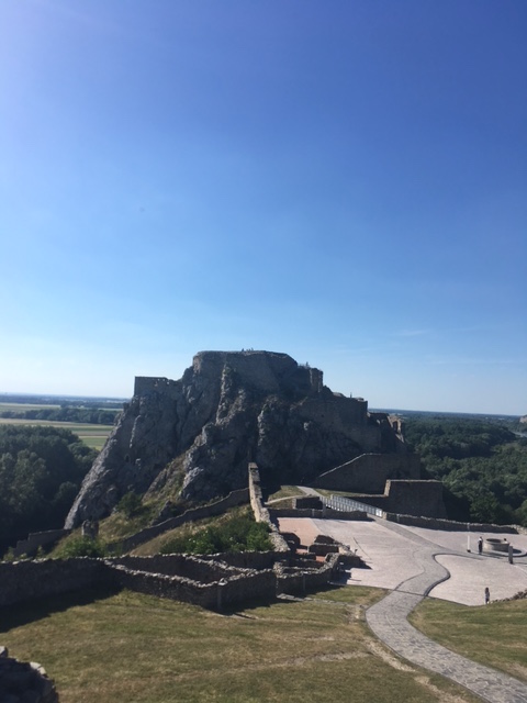 Výlet na hrad Devín - výhľad