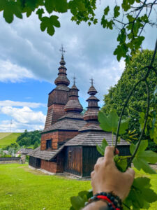 Drevený chrám v obci Potoky 